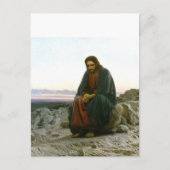 Christus in der Wüste Postkarte (Vorderseite)