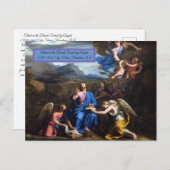 Christus in der Wüste Postkarte (Vorne/Hinten)