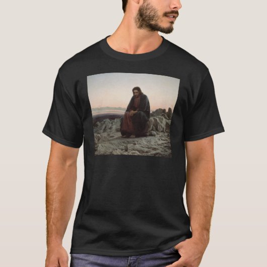 Christus in der Wüste T-Shirt (Vorderseite)