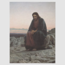 Christus in der Wüste von Ivan Kramskoy