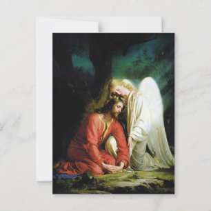 Christus in Gethsemane Postkarte