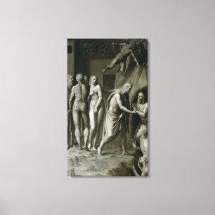 Christus in Limbo 2 Leinwanddruck