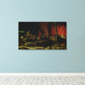 Christus in Limbo Leinwanddruck (Insitu (Holzboden))