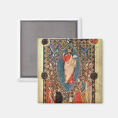 Christus in Majestät mit Heiligen Magnet (Vorderseite/Rückseite)