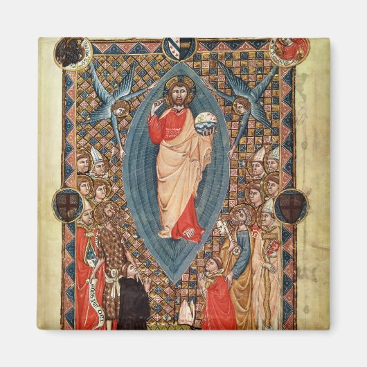 Christus in Majestät mit Heiligen Magnet (Vorne)