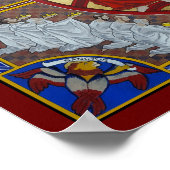 Christus in Majestät und das 24 Elders Poster Prin (Ecke)