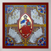 Christus in Majestät und das 24 Elders Poster Prin (Vorne)
