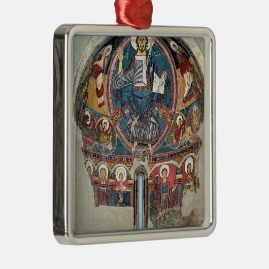 Christus in Ruhm 2 Silbernes Ornament (Rechts)