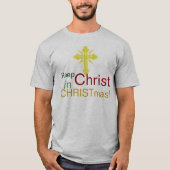 Christus in Weihnachten im T - Shirt behalten (Vorderseite)