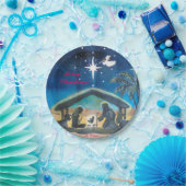 Christus in Weihnachts-Tellern behalten Pappteller (Party)