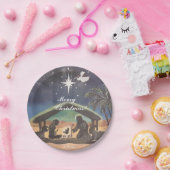 Christus in Weihnachts-Tellern behalten Pappteller (Party)