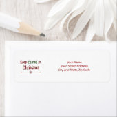 Christus in Weihnachts-Zitat behalten (Insitu)