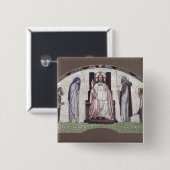 Christus inthronisierte button (Vorne & Hinten)