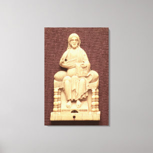 Christus inthronisierte, Byzantiner, 10-1. Leinwanddruck