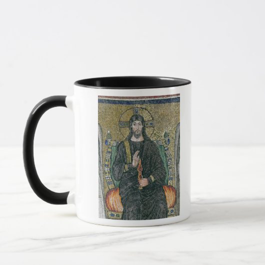 Christus inthronisierte mit den Engeln Tasse (Links)