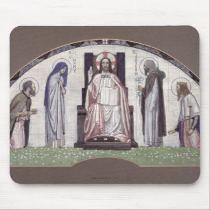 Christus inthronisierte mousepad