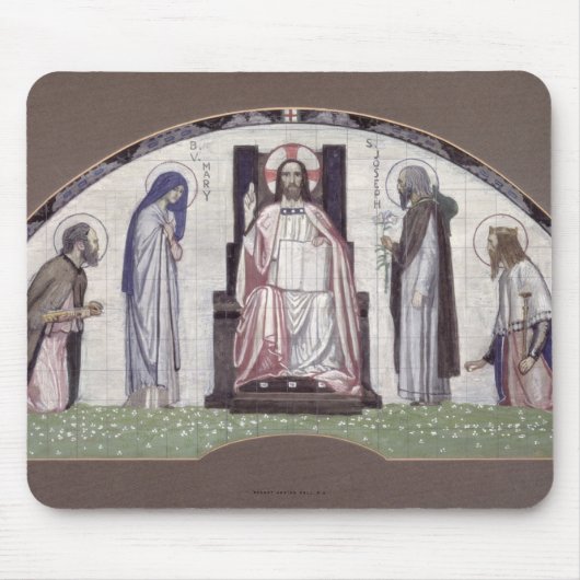 Christus inthronisierte mousepad (Vorne)