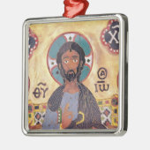 Christus inthronisierte ornament aus metall (Links)
