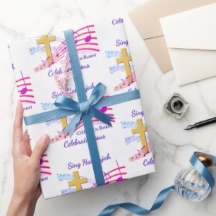 Christus ist auferstanden Christliches Ostern Geschenkpapier