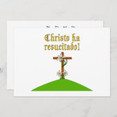 Christus ist auferstanden einladung (Vorne/Hinten)
