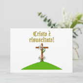 Christus ist auferstanden einladung (Stehend Vorderseite)