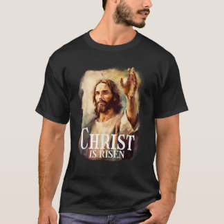Christus ist auferstanden Jesus Portrait Christlic T-Shirt