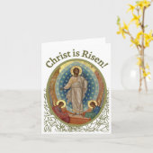 Christus ist auferstanden! karte (Gelbe Blume)