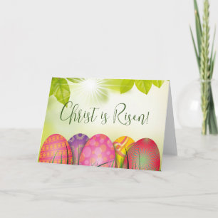 Christus ist auferstanden! Osterkarte Feiertagskarte