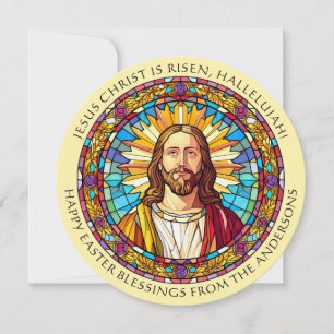 Christus ist auferstanden Religiös Katholisch Oste Feiertagskarte