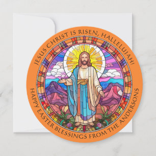 Christus ist auferstanden religiöse Ostergrüße Feiertagskarte