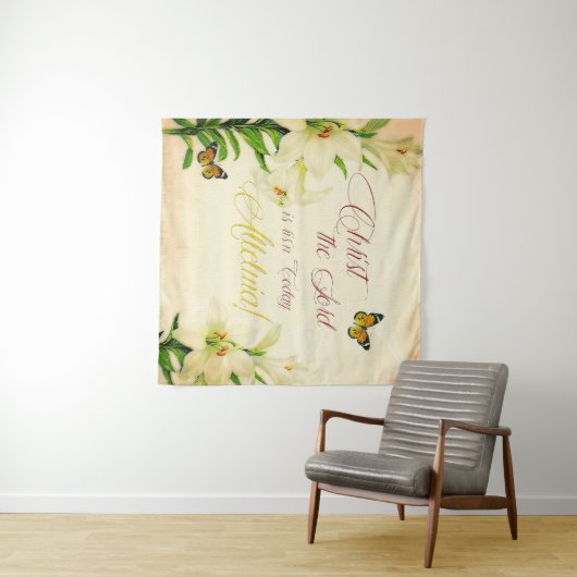 Christus ist auferstanden wandteppich (Beispiel (Horizontal))