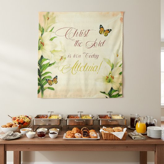Christus ist auferstanden wandteppich