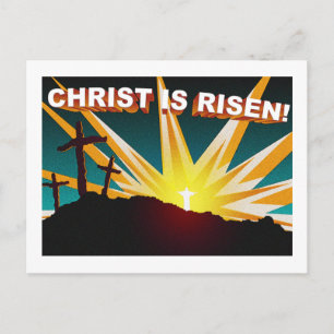 Christus ist Christliches Geschenkdesign Postkarte
