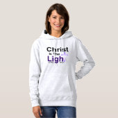 Christus ist das Licht der Frauenfeige Hoodie (Vorne ganz)