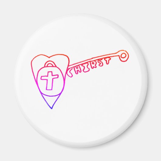 Christus ist das Schlüsselmagazin Magnet (Vorne)