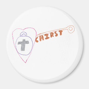 Christus ist das Schlüsselmagazin Magnet