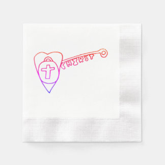 Christus ist das Schlüsselpapier Napkin Serviette