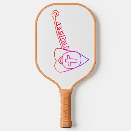 Christus ist das Wichtigste Pickleball Schläger (Vorderseite)