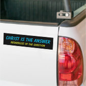 Christus ist der Antwort Autoaufkleber (Auf Lkw)