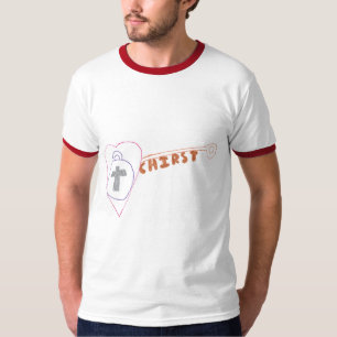 Christus ist der wichtigste Ringer-T - Shirt der M
