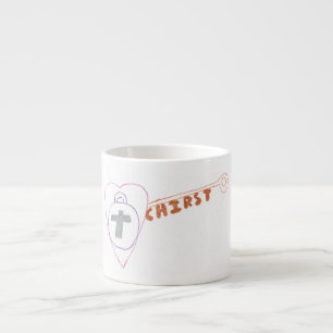 Christus ist die Key Espresso-Tasse Espressotasse