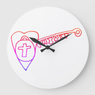 Christus ist die Schlüsselmauer Große Wanduhr