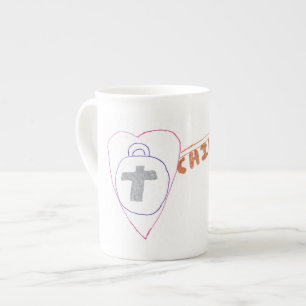 Christus ist die Tasse zur China des Schlüsselknot