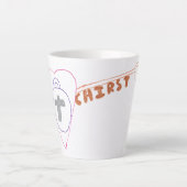 Christus ist die wichtigste Latte-Tasse Milchtasse (Vorderseite)