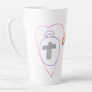 Christus ist die wichtigste Latte-Tasse Milchtasse