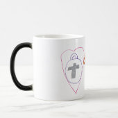 Christus ist die wichtigste Morphing-Tasse Verwandlungstasse (Links)
