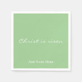 Christus ist ein Christliches Osterfest für den M Serviette (Vorderseite)