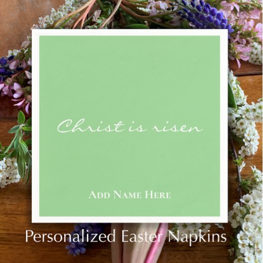 Christus ist ein Christliches  Osterfest für den M Serviette