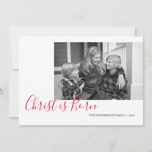 Christus ist ein Geborenes Foto Weihnachten