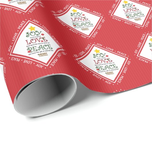 Christus ist geboren geschenkpapier (Rolleneckpunkt)